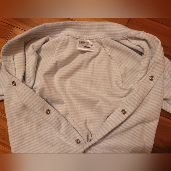 NEW Set of 3 12 month Terry sleepers. - Picture 6 of 16